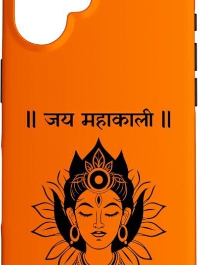 Kali Mata, diosa hindú Navratri Jai Mahakali Puja sánscrita iPhone Cases (Spain)