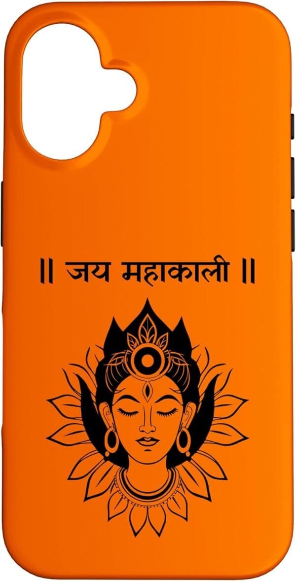 Kali Mata, Navratri Dea indù Jai Mahakali Sanscrito Puja iPhone Cases (Italy)