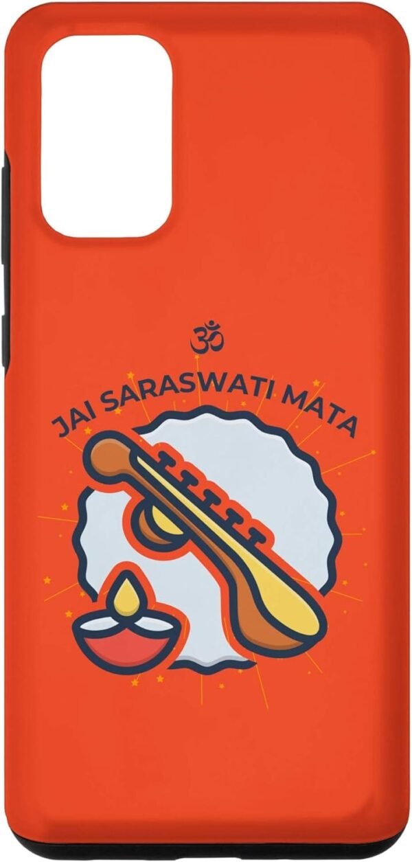 Hindu Wedding Gift for Indian Artists Om Jai Saraswati Mata Samsung Galaxy Cases (USA)