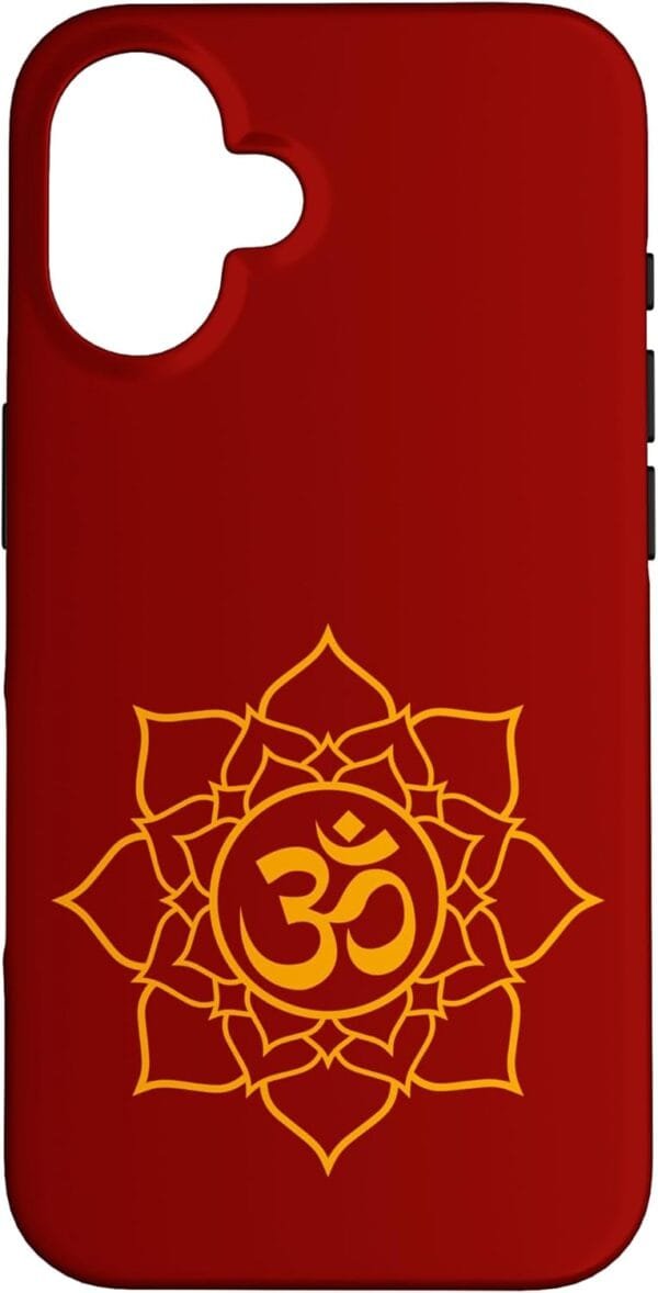 Hinduism Om, Sacred Pooja Hindu Temple iPhone Cases (Germany)