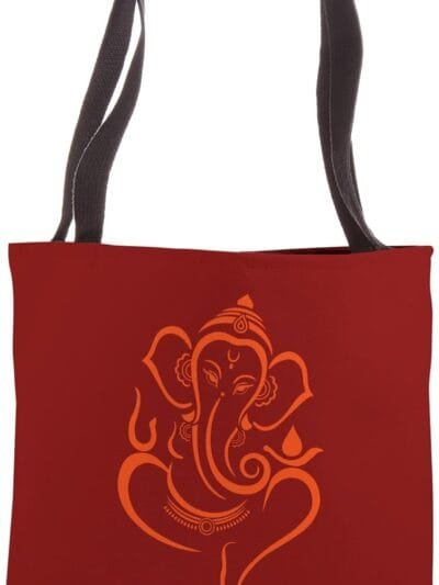 Ganapati, Ganesh, Shree Ganesh Om Ganeshotsav Puja Tote Bag (USA)