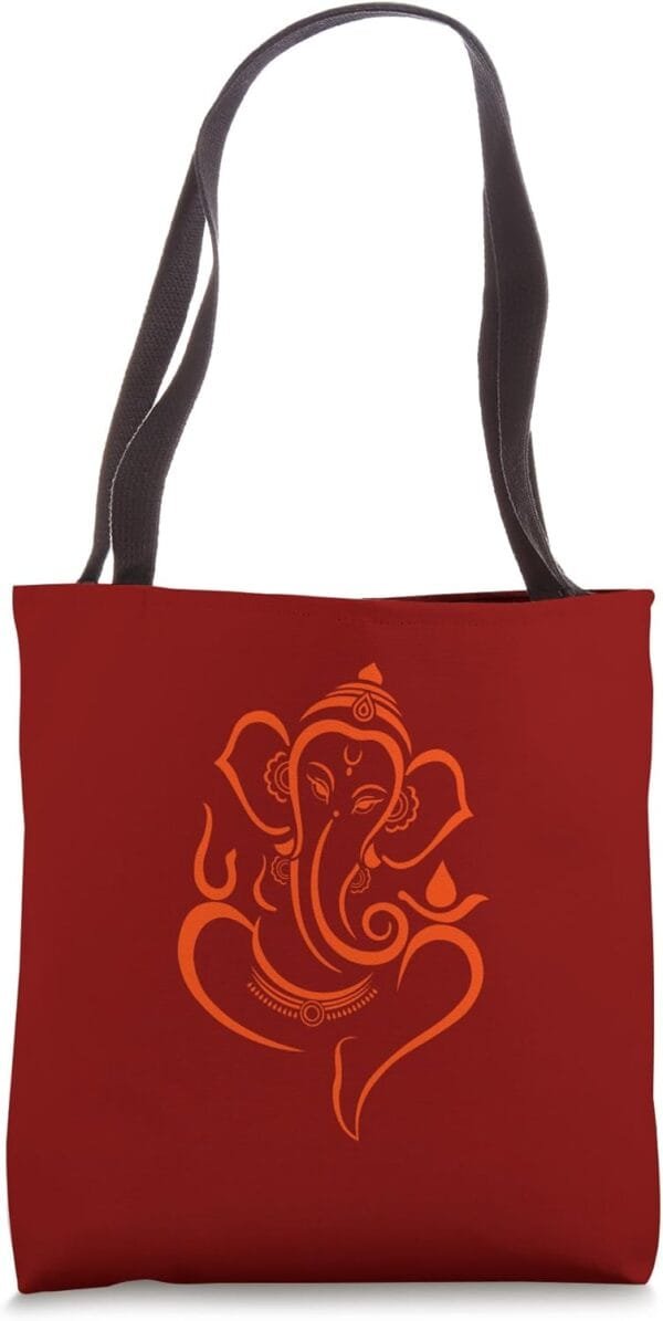 Ganapati, Ganesh, Shree Ganesh Om Ganeshotsav Puja Tote Bag (USA)