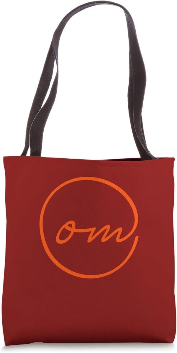 Hinduism Om English, Sacred Pooja Hindu Temple Tote Bag (USA)