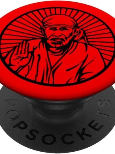 Sai Baba of Shirdi Blessing God Hindu Temple Pooja PopSocket (UK)