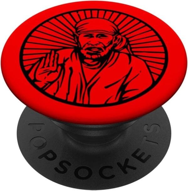 Sai Baba of Shirdi Blessing God Hindu Temple Pooja PopSocket (UK)