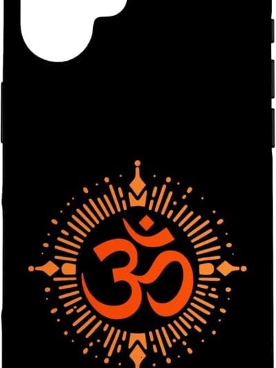 Hinduism Om, Sacred Pooja Hindu Temple iPhone Cases (Germany)