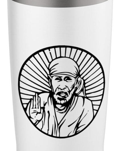 Sai Baba of Shirdi Blessing God Hindu Temple Pooja TUMBLER (USA)