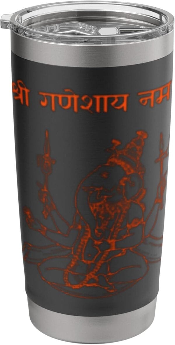 Ganapati, Ganesh, Shree Ganeshaya Namaha Sanskrit Puja TUMBLER (USA)