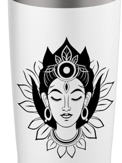 Kali Mata, Navratri Hindu Goddess Face Pooja TUMBLER (USA)