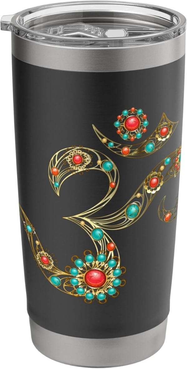 Hinduism Om, Sacred Pooja Hindu Temple TUMBLER (USA)