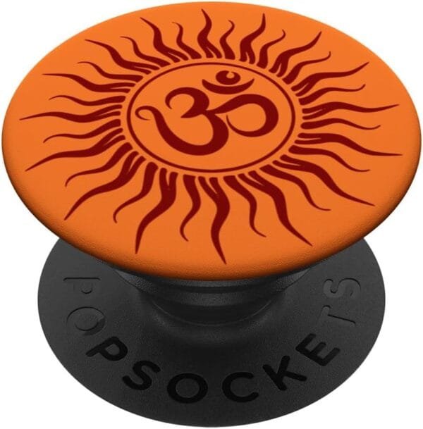 Hinduism Om, Sacred Pooja Hindu Temple PopSocket (France)