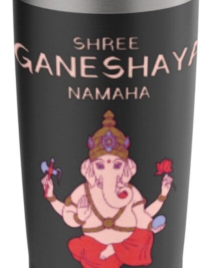 Ganapati, Ganesh, Shree Ganeshaya Namaha Ganeshotsav Puja TUMBLER (USA)