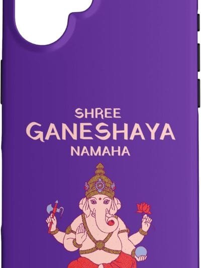 Ganapati, Ganesh, Shree Ganeshaya Namaha Ganeshotsav Puja iPhone Cases (Germany)