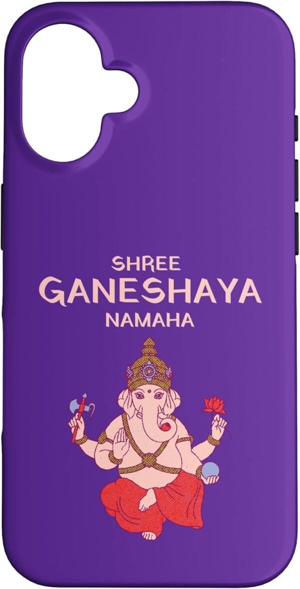 Ganapati, Ganesh, Shree Ganeshaya Namaha Ganeshotsav Puja iPhone Cases (Germany)