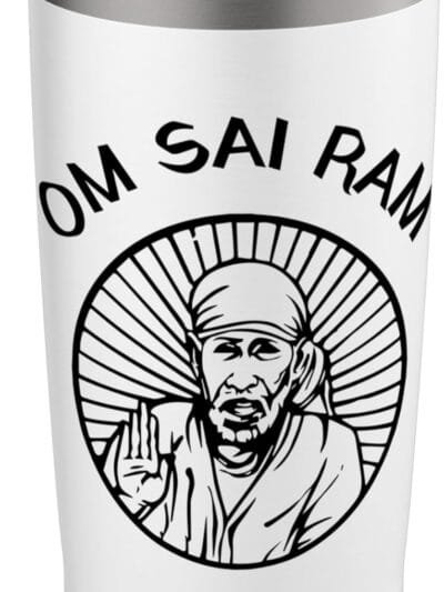 Sai Baba of Shirdi Blessing God Hindu Temple Puja Om Sai Ram TUMBLER (USA)