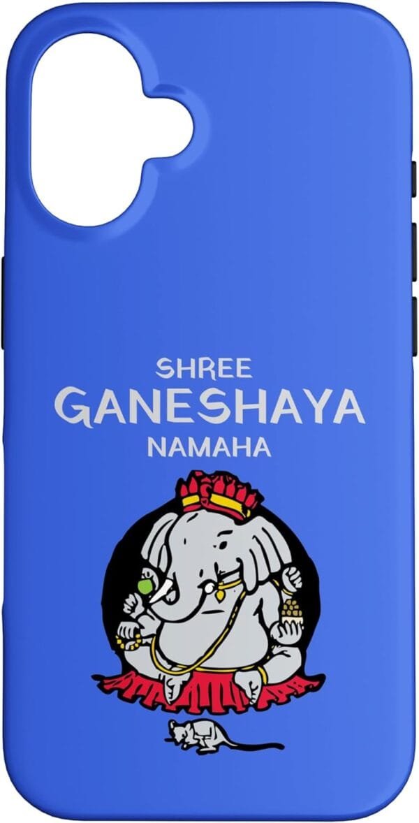 Ganapati, Ganesh, Shree Ganeshaya Namaha Ganeshotsav Puja iPhone Cases (Italy)