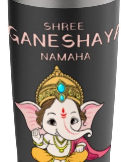 Ganapati, Ganesh, Shree Ganeshaya Namaha Ganeshotsav Puja TUMBLER (USA)