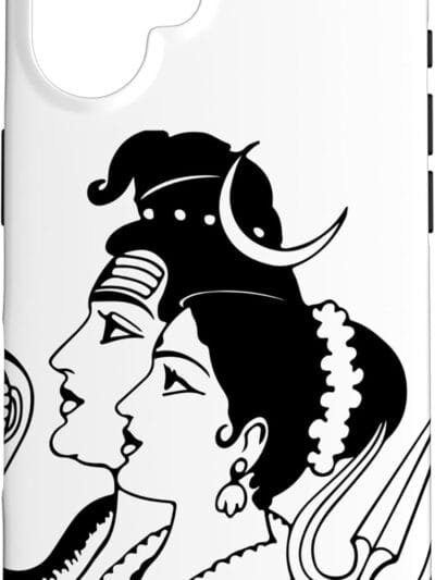 Shiva, Shankar, MahaShivratri Shiv Parvati Hindu Temple Puja iPhone Cases (UK)