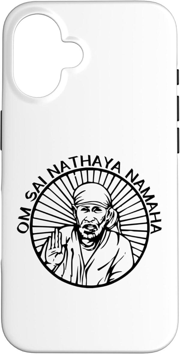 Sai Baba of Shirdi Blessing God Hindu Om Sai Nathaya Namaha iPhone Cases (Japan)
