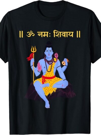 Shiva, Shankar, Maha Shivratri, Om Namaha Shivaya Sanskrit T-Shirt (USA)