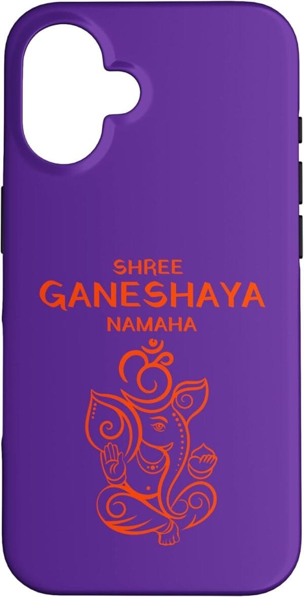 Ganapati, Ganesh, Shree Ganeshaya Namaha Om Ganeshotsav Puja iPhone Cases (Italy)