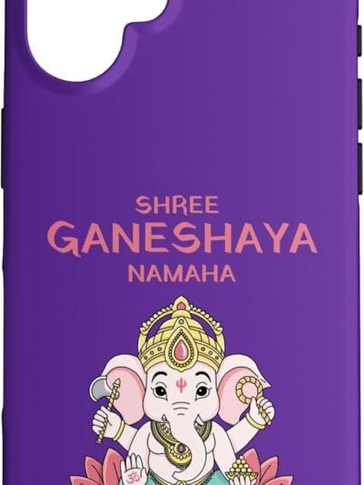Ganapati, Ganesh, Shree Ganeshaya Namaha Ganeshotsav Puja iPhone Cases (Germany)