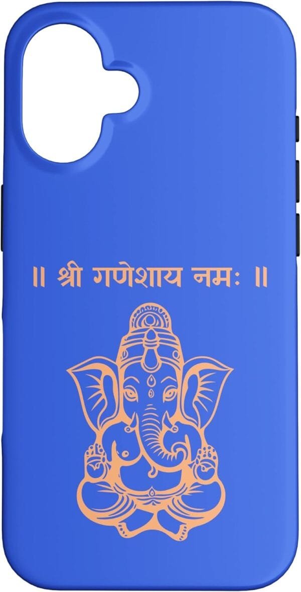 Ganapati, Ganesh, Shree Ganeshaya Namaha Sanskrit Puja iPhone Cases (Spain)