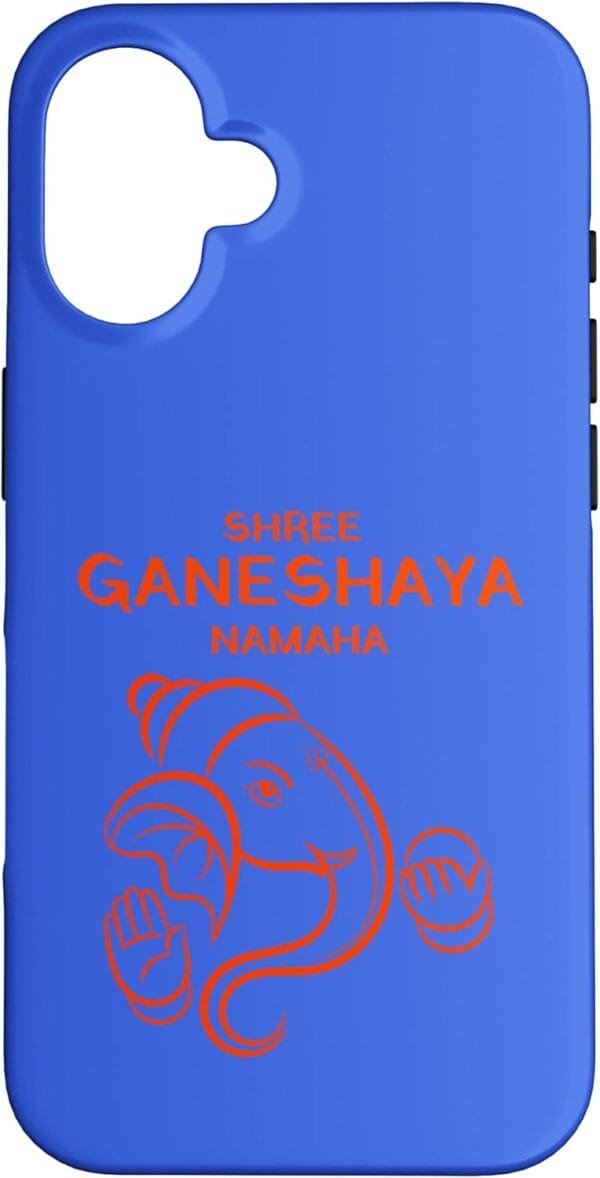 Ganapati, Ganesh, Shree Ganeshaya Namaha Ganeshotsav Puja iPhone Cases (Germany)