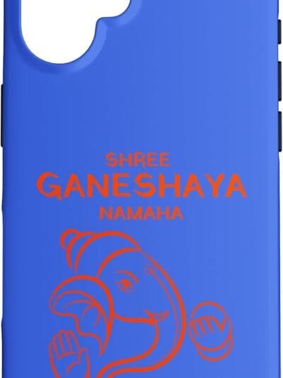 Ganapati, Ganesh, Shree Ganeshaya Namaha Ganeshotsav Puja iPhone Cases (Japan)