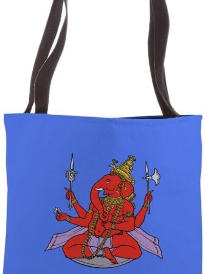 Ganapati, Ganesh, Ganeshotsav Puja Tote Bag (USA)