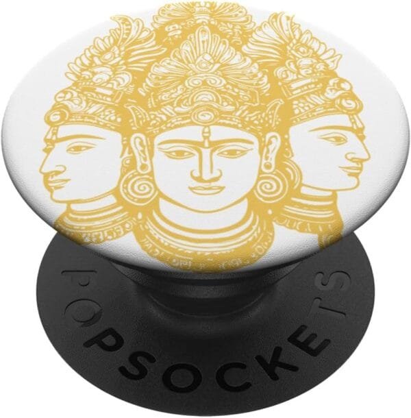 Hinduism Trimurti, Sacred Pooja Hindu Temple PopSocket (France)