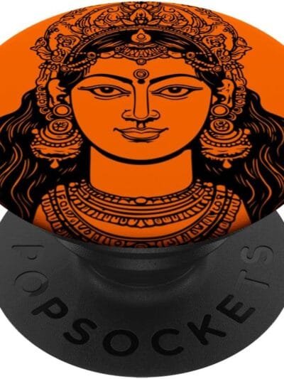 Parvati Mata, Diosa hindú Navratri Face Pooja PopSocket (Spain)