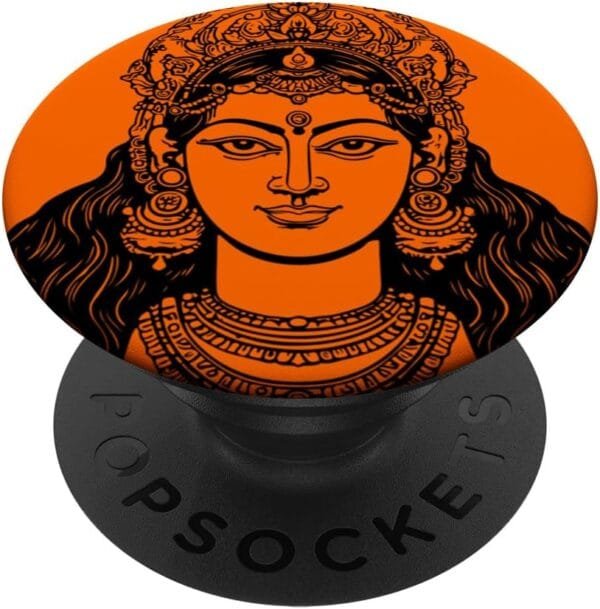 Parvati Mata, Diosa hindú Navratri Face Pooja PopSocket (Spain)