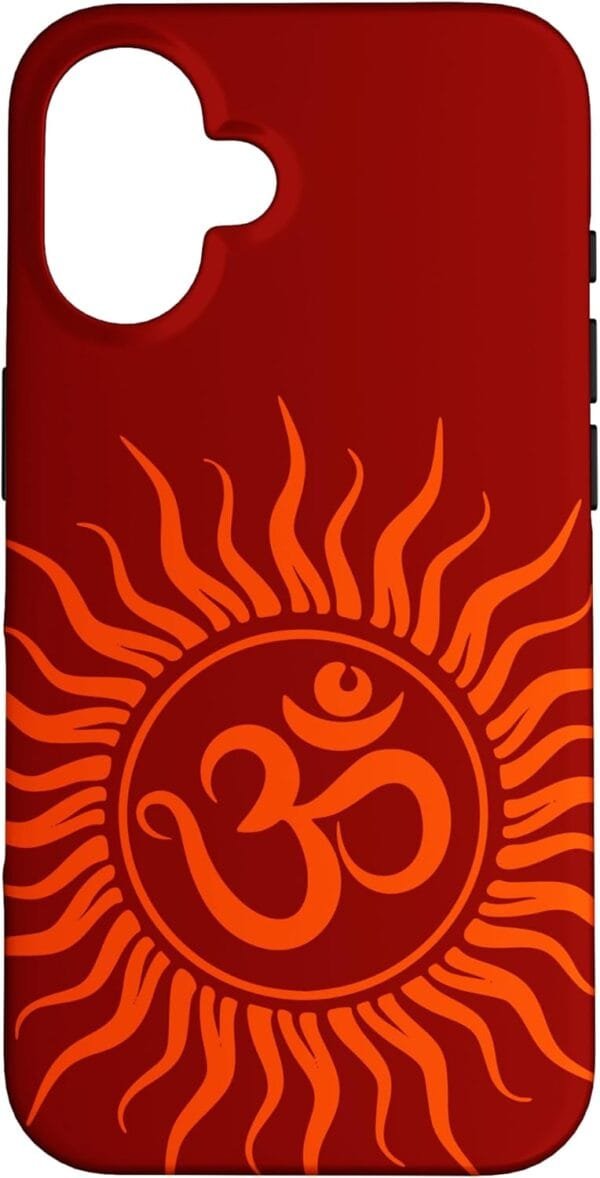 Hinduism Om, Sacred Pooja Hindu Temple iPhone Cases (UK)