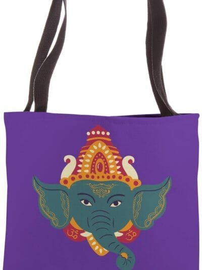 Ganapati, Ganesh, Ganeshotsav Puja Tote Bag (USA)
