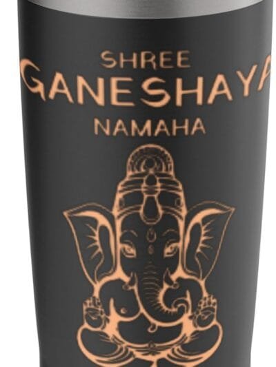 Ganapati, Ganesh, Shree Ganeshaya Namaha Ganeshotsav Puja TUMBLER (USA)