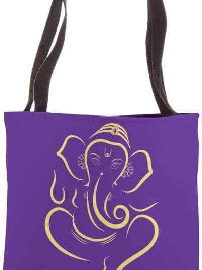 Ganapati, Ganesh, Ganeshotsav Puja Tote Bag (USA)