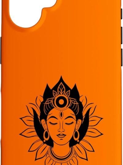 Kali Mata, Navratri Hindu Goddess Face Pooja iPhone Cases (USA)