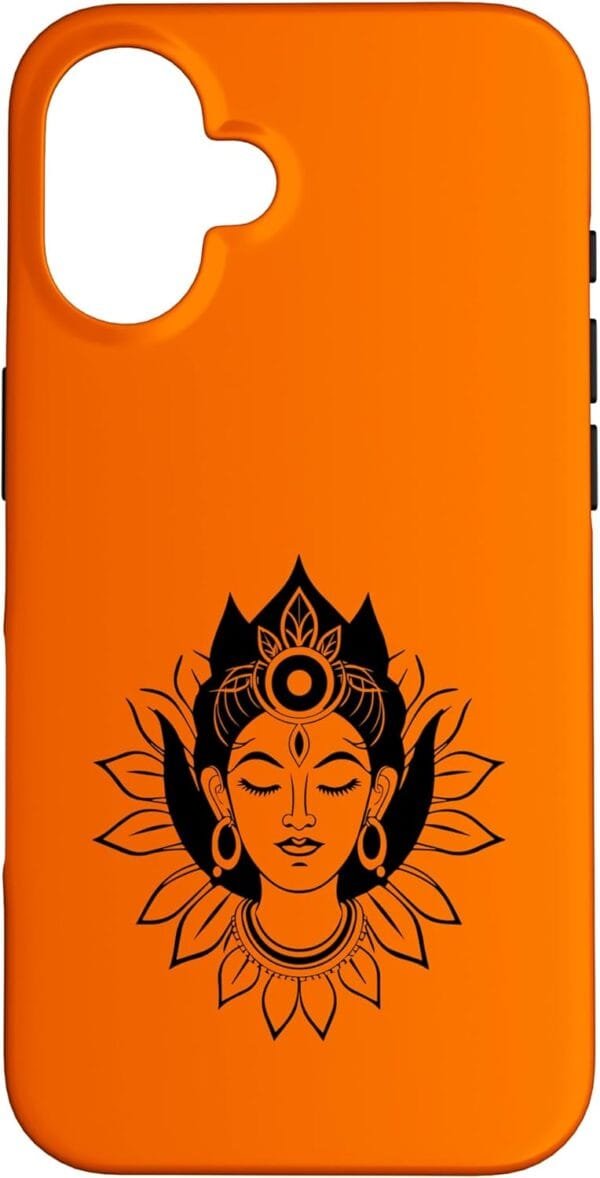 Kali Mata, Navratri Hindu Goddess Face Pooja iPhone Cases (USA)