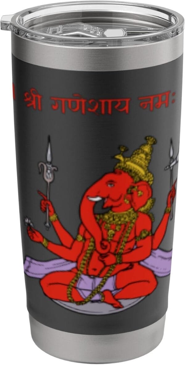 Ganapati, Ganesh, Shree Ganeshaya Namaha Sanskrit Puja TUMBLER (USA)