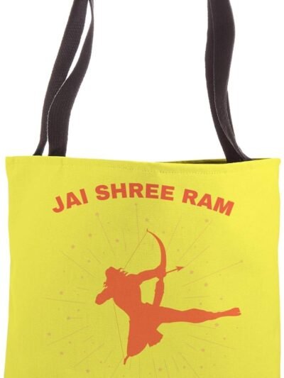 Lord Rama Diwali God Gift for Indian Hindus Jai Shree Ram Tote Bag (USA)