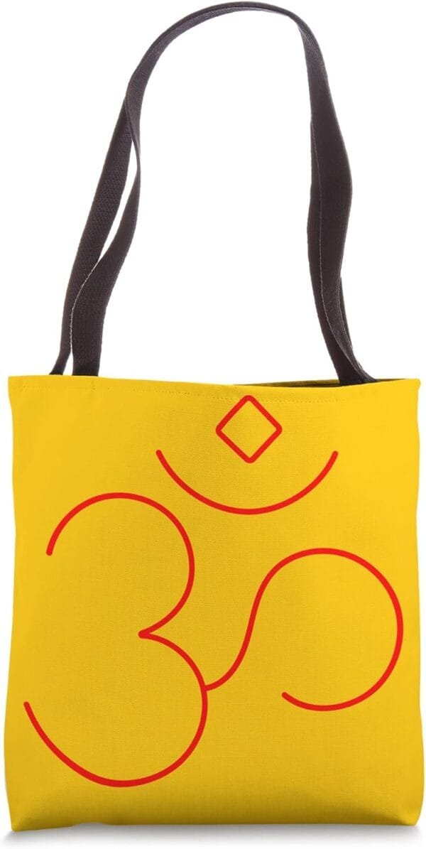 Hinduism Om, Sacred Pooja Hindu Temple Tote Bag (USA)