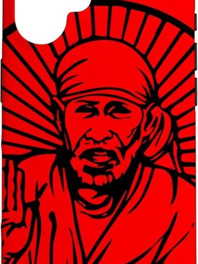 Sai Baba of Shirdi Blessing God Hindu Temple Pooja iPhone Cases (Japan)