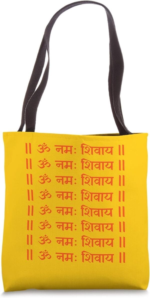 Shiva, Shankar, Maha Shivratri Om Namaha Shivaya Sanskrit Tote Bag (USA)