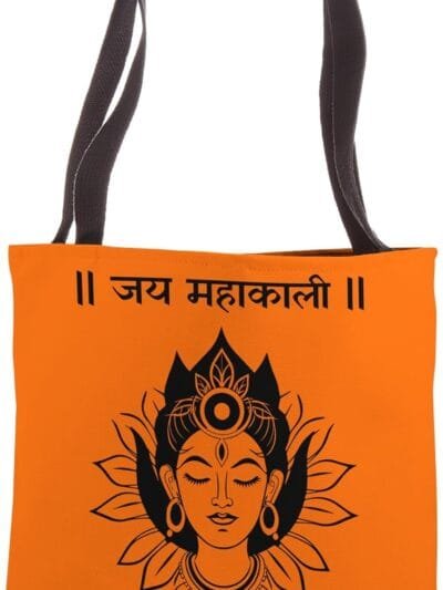 Kali Mata, Navratri Hindu Goddess Jai Mahakali Sanskrit Puja Tote Bag (USA)