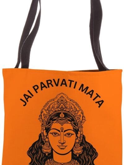 Parvati Mata, Navratri Hindu Goddess Jai Parvati Mata Pooja Tote Bag (USA)