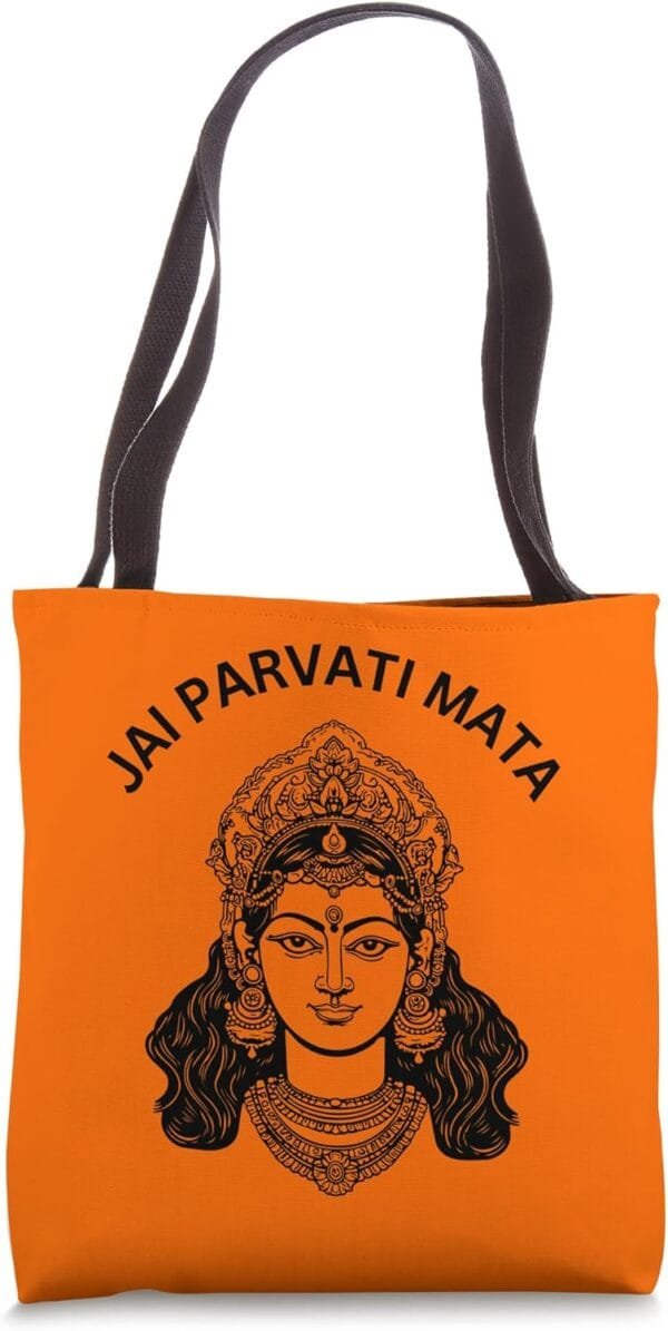 Parvati Mata, Navratri Hindu Goddess Jai Parvati Mata Pooja Tote Bag (USA)