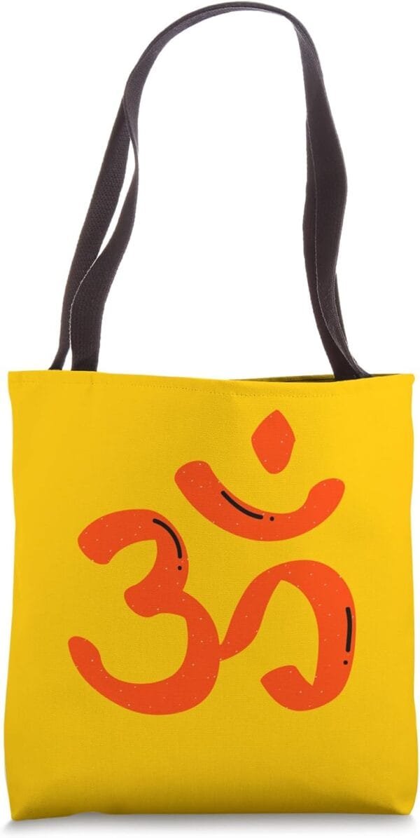 Hinduism Om, Sacred Pooja Hindu Temple Tote Bag (USA)