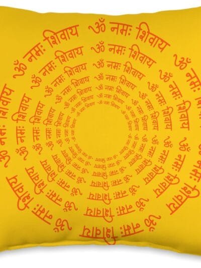 Shiva, Shankar, Maha Shivratri Om Namaha Shivaya Hindu Throw Pillow (USA)