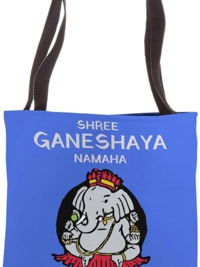 Ganapati, Ganesh, Shree Ganeshaya Namaha Ganeshotsav Puja Tote Bag (USA)